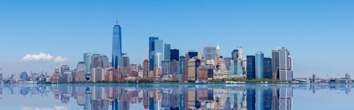 Statue of Liberty, Liberty Island and NYC