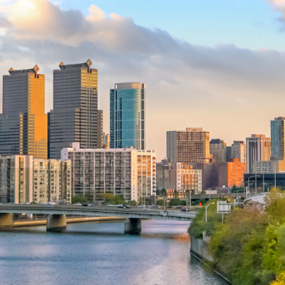 Philadelphia skyline United States of America 