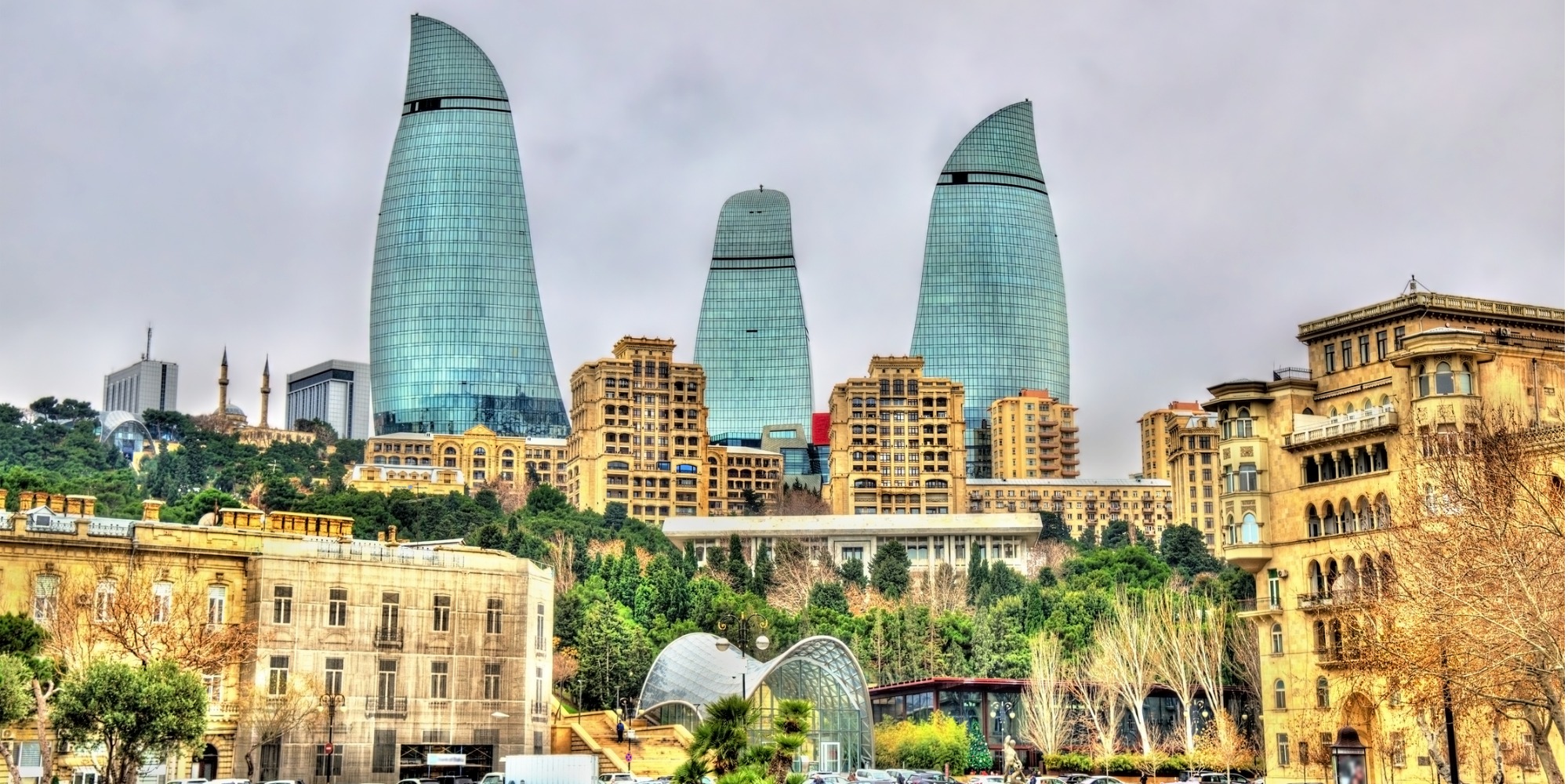 Flame Towers Baku Azerbaijan