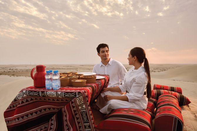 Dinner in the desert with Discover Qatar