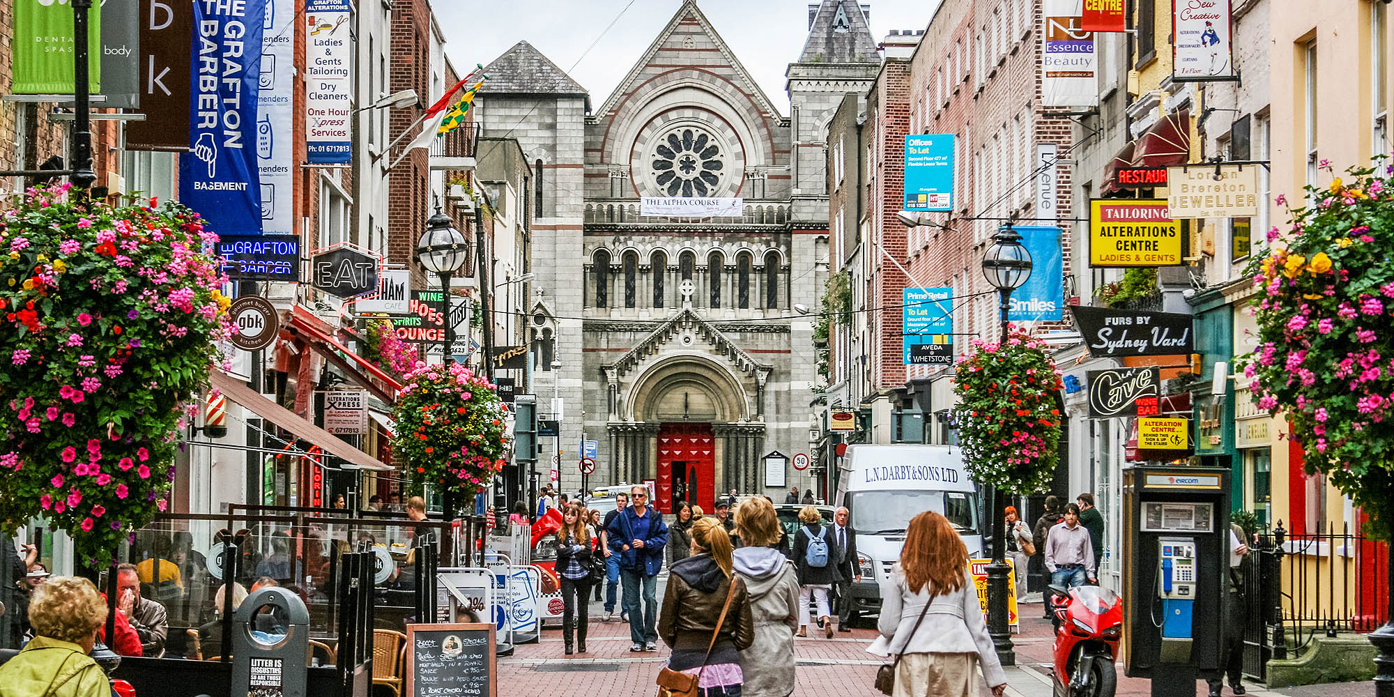 Downtown Dublin Ireland