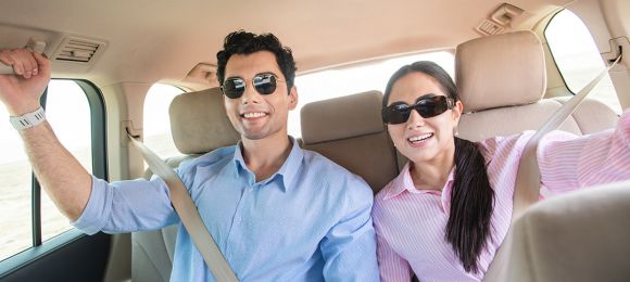 Aerial view of Inland Sea Khor Al Adaid
