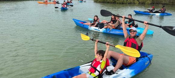Kayaking at the Mangroves of Qatar